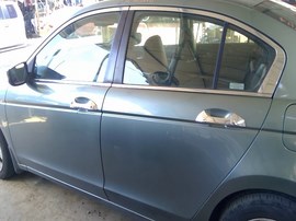 2009 HONDA ACCORD, OLIVE, EX-L MODEL, 3.5L, AT.  A26267